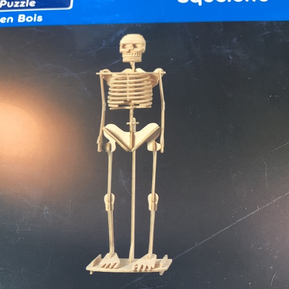 Creatology Wooden 3D Puzzle 2, Eiffel Tower & Skeleton - Picture 5 of 6